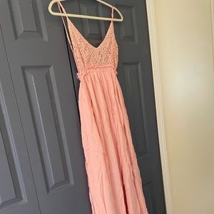 Pink Lily Maxi Dress